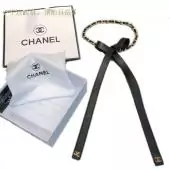 ceinture chanel solde femme popular calfskin waist chain bow tie gold